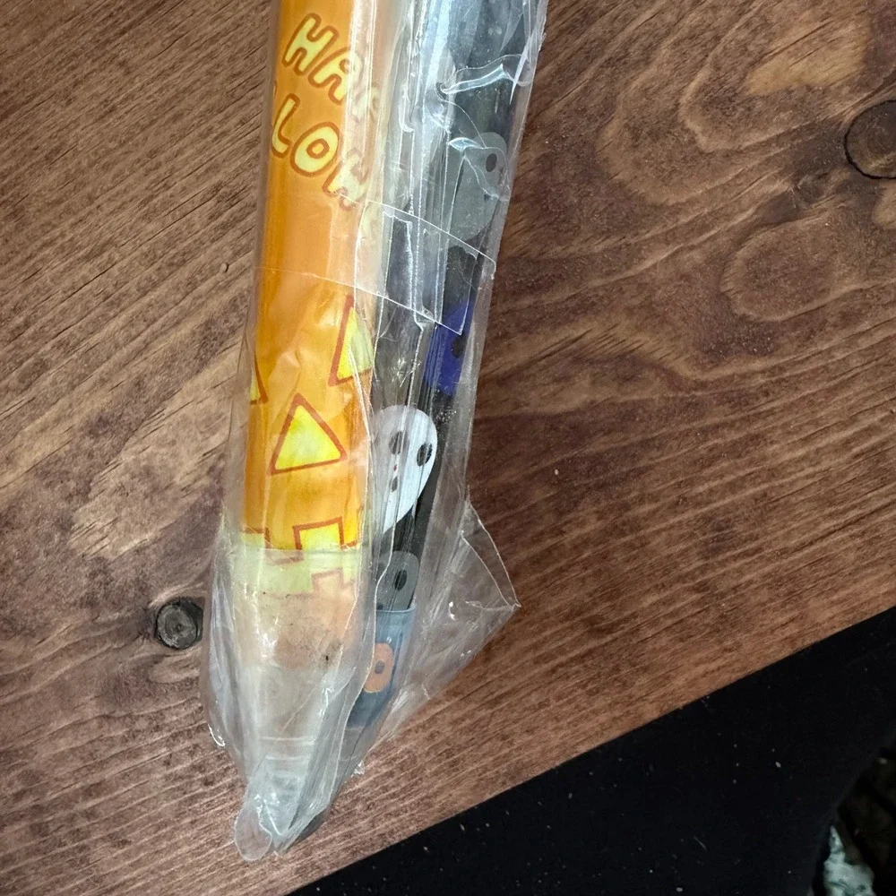 Innovative Designs Jumbo Halloween Pencils 3 Pack with Sharpeners NEW